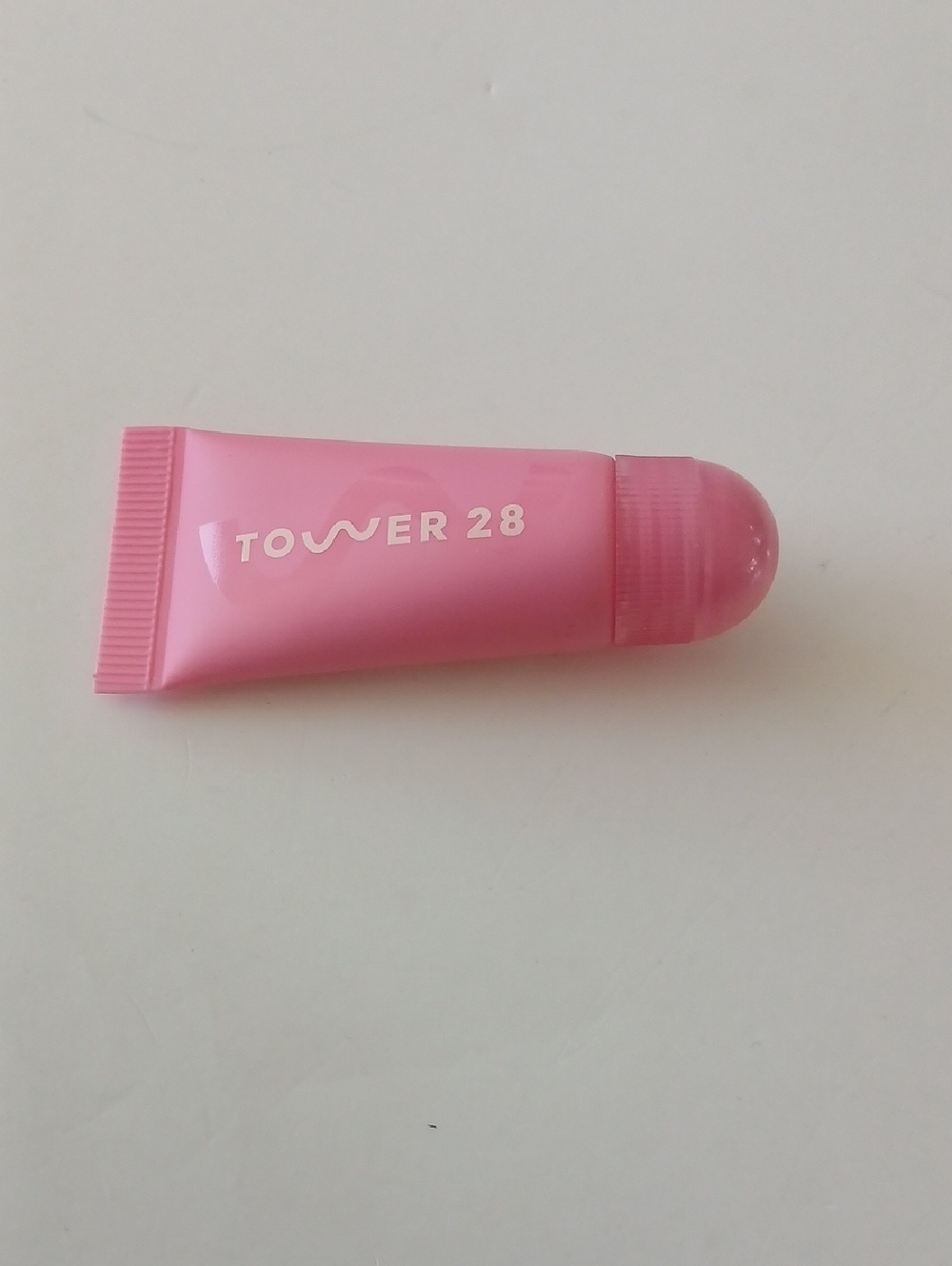 Tower 28 Soft Pink Lip Gloss Tube - Watermelon Kiwi - 0.18oz